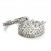 #9006 Women's Fashion Queen Crown Pattern Ring Set Rhinestone Two-piece Rings
