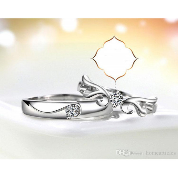 9285 Couple Rings Best Valentine Gift Adjustable 9285 Couple Rings Best Valentine Gift Adjustable