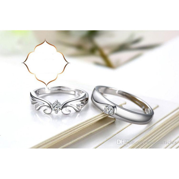 9285 Couple Rings Best Valentine Gift Adjustable 9285 Couple Rings Best Valentine Gift Adjustable