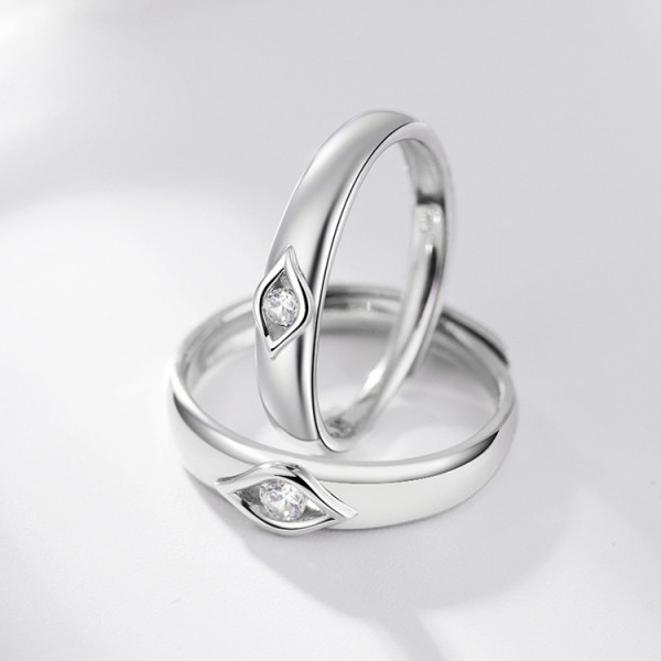 9298 couple ring men and women open ring students jewelry Japan and South Korea personalized ring birthday gift 