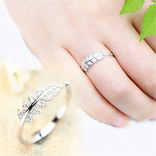 9306 LAVISH LIVELY LEAVES AMERICAN DIAMOND RING 9306 LAVISH LIVELY LEAVES AMERICAN DIAMOND RING