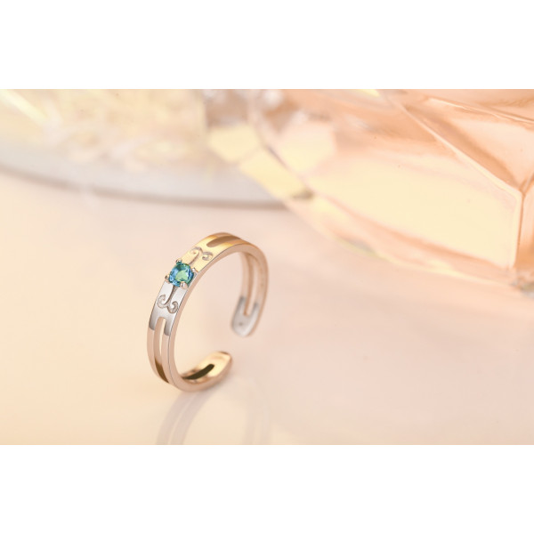 9308 white copper jewelry Imitation silver opening ring female male couple ring 9308 white copper jewelry Imitation silver opening ring female male couple ring