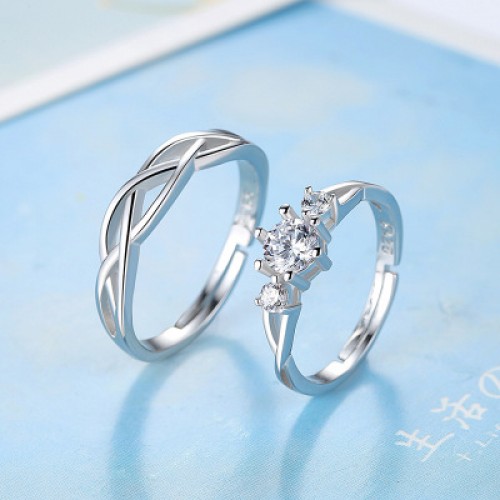 9311 Couple Rings Open Live Rings Ring Creative Valentines Day Gifts