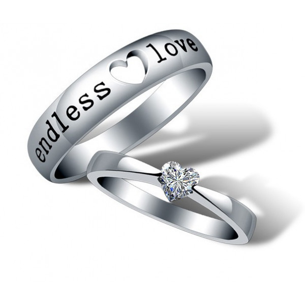 9312 Couple ring Endless Love Men Women