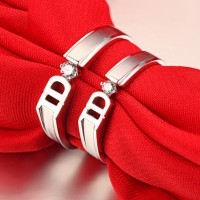 9314 Yes I Do Couple Rings for Valentines day