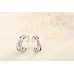 9336 couple ring hands hold Japanese and Korean openwork diamonds live mouth opening marriage ring