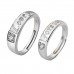 9336 couple ring hands hold Japanese and Korean openwork diamonds live mouth opening marriage ring