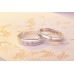 9339 Love Forever engraved fashion simple  wedding proposal men and women