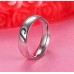 9359 couple ring black rose Xin classic ring titanium steel Korean micro diamond ring