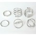#9062 6pcs/set punk stackable Knuckle midi rings for women Finger Rings set